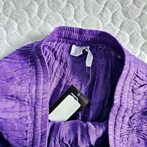 NEW tie dye skirt hippie small elastic purple eclectic unique boho gypsy - Picture 6 of 7